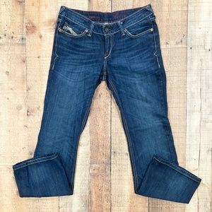 Ariat Ruby Jean Sz 30" x 30.5Length.   Western Cowgirl Medium Wash Farm Rodeo